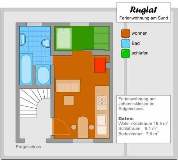 Rugia 1 Apartment Stralsund Exterior photo